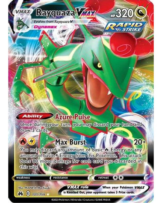 Rayquaza VMAX (101) 101/159  - Holofoil Crown Zenith - Ultra Rare