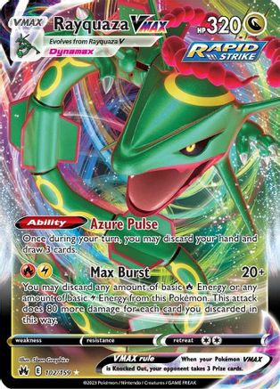 Rayquaza VMAX (102) 102/159  - Holofoil Crown Zenith - Ultra Rare