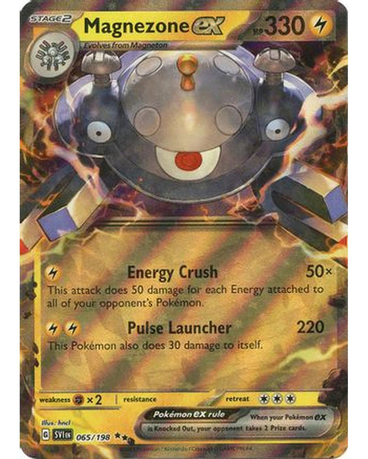 Magnezone ex 065/198  - Holofoil SV01 Scarlet & Violet Base Set - Double Rare