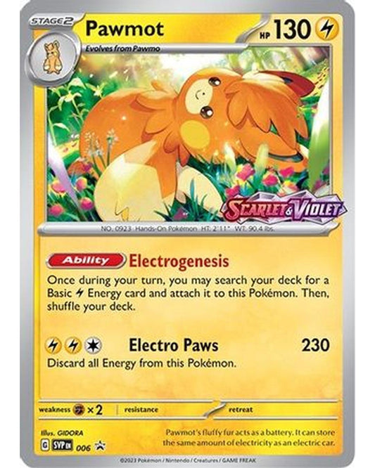 Pawmot 006  - Holofoil SV Scarlet & Violet Promo Cards - Promo