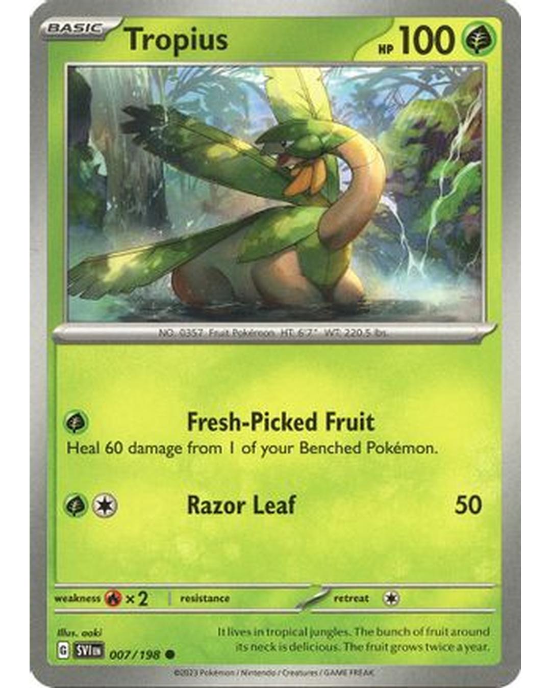 Tropius 007/198  SV01 Scarlet & Violet Base Set - Common