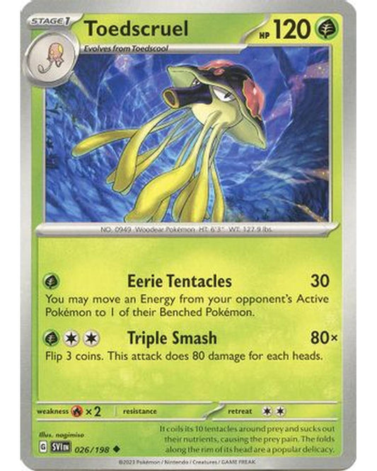 Toedscruel 026/198  SV01 Scarlet & Violet Base Set - Uncommon