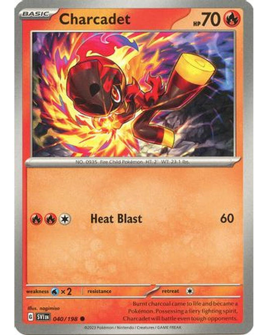 Charcadet 040/198  - Reverse Holofoil SV01 Scarlet & Violet Base Set - Common