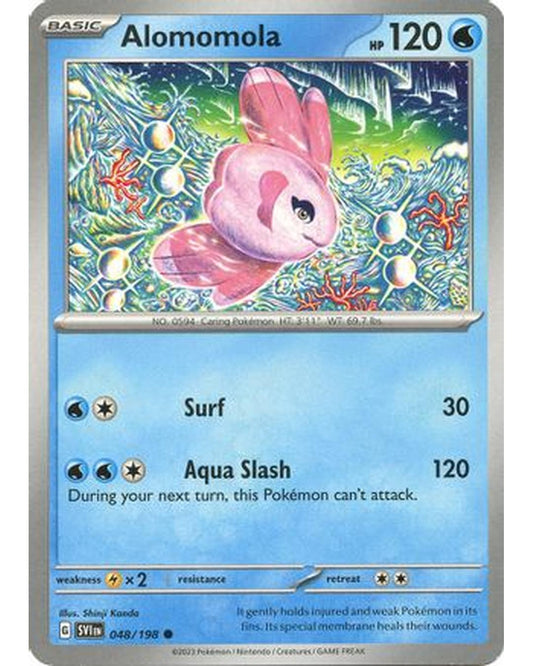 Alomomola 048/198  - Reverse Holofoil SV01 Scarlet & Violet Base Set - Common