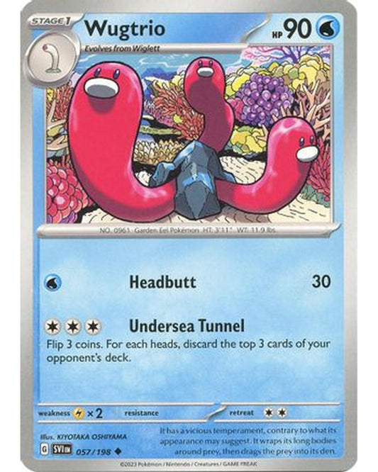 Wugtrio 057/198  SV01 Scarlet & Violet Base Set - Uncommon