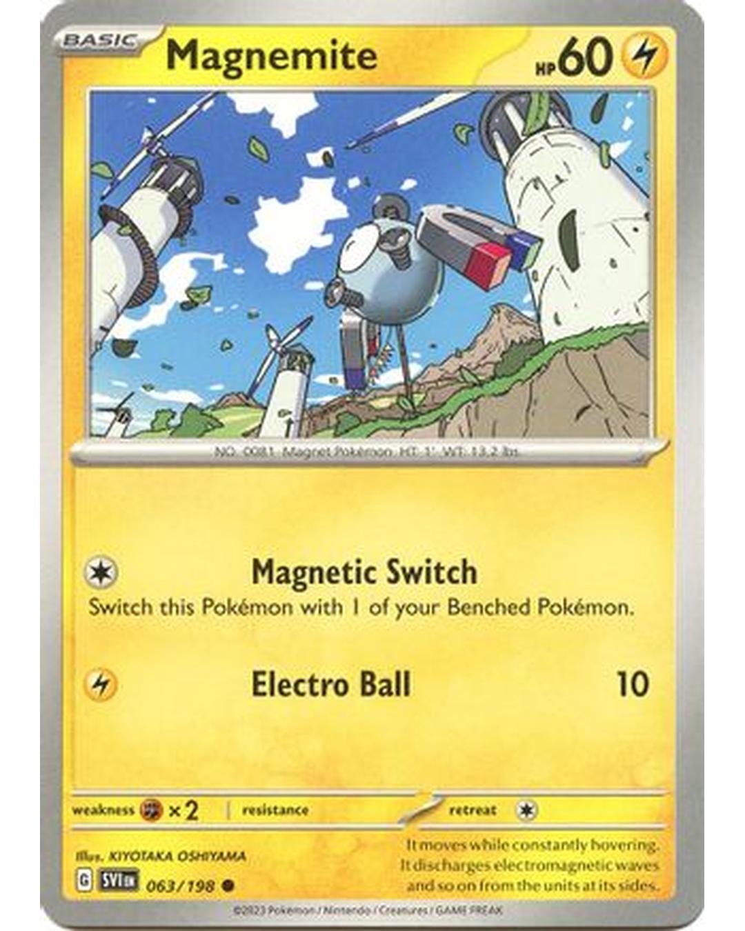Magnemite 063/198  SV01 Scarlet & Violet Base Set - Common