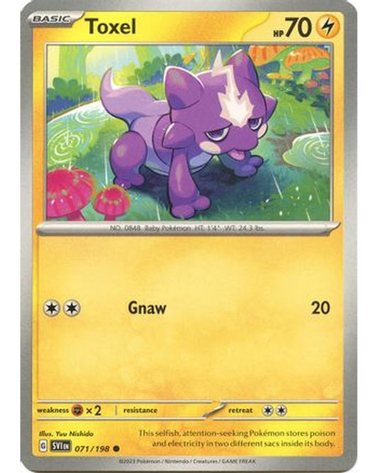 Toxel 071/198  SV01 Scarlet & Violet Base Set - Common