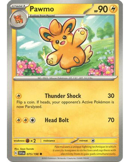 Pawmo 075/198  SV01 Scarlet & Violet Base Set - Common