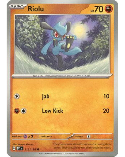 Riolu 112/198  SV01 Scarlet & Violet Base Set - Common