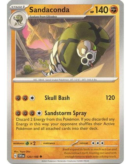 Sandaconda 120/198  SV01 Scarlet & Violet Base Set - Uncommon