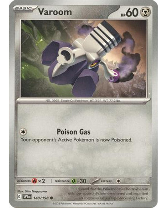 Varoom 140/198  - Reverse Holofoil SV01 Scarlet & Violet Base Set - Common