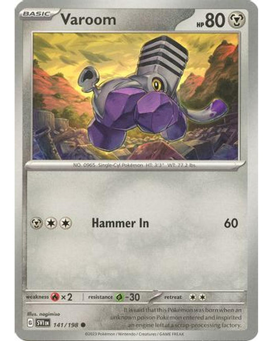 Varoom 141/198  - Reverse Holofoil SV01 Scarlet & Violet Base Set - Common