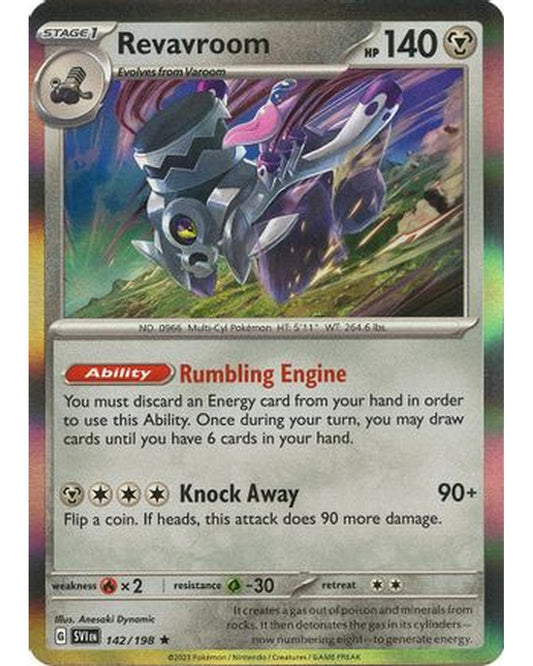 Revavroom 142/198  - Holofoil SV01 Scarlet & Violet Base Set - Rare