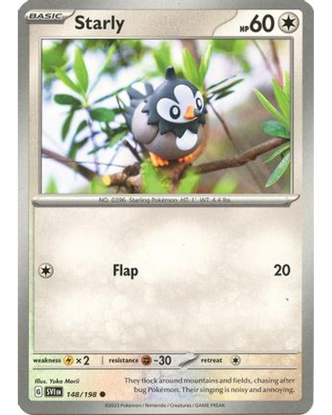 Starly 148/198  SV01 Scarlet & Violet Base Set - Common