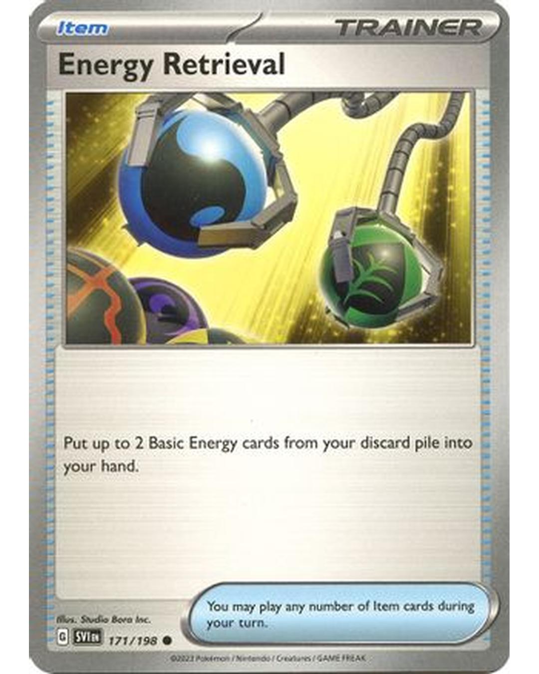 Energy Retrieval 171/198  SV01 Scarlet & Violet Base Set - Common