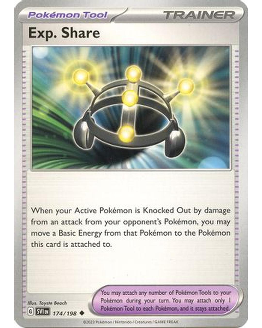 Exp. Share 174/198  - Reverse Holofoil SV01 Scarlet & Violet Base Set - Uncommon