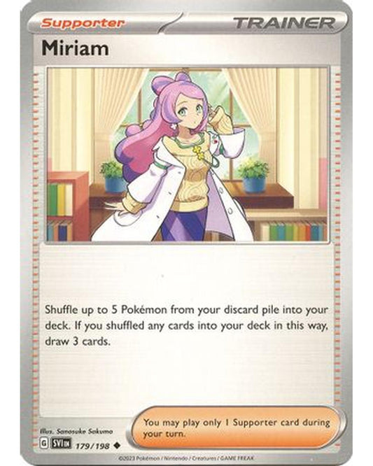 Miriam 179/198  SV01 Scarlet & Violet Base Set - Uncommon