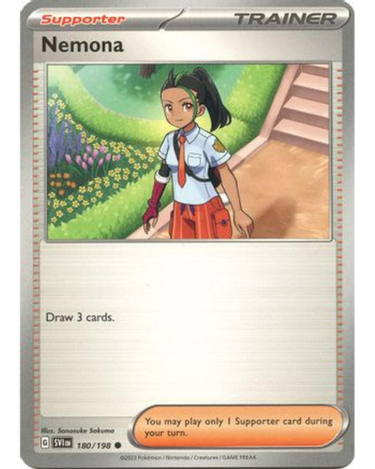 Nemona 180/198  - Reverse Holofoil SV01 Scarlet & Violet Base Set - Common