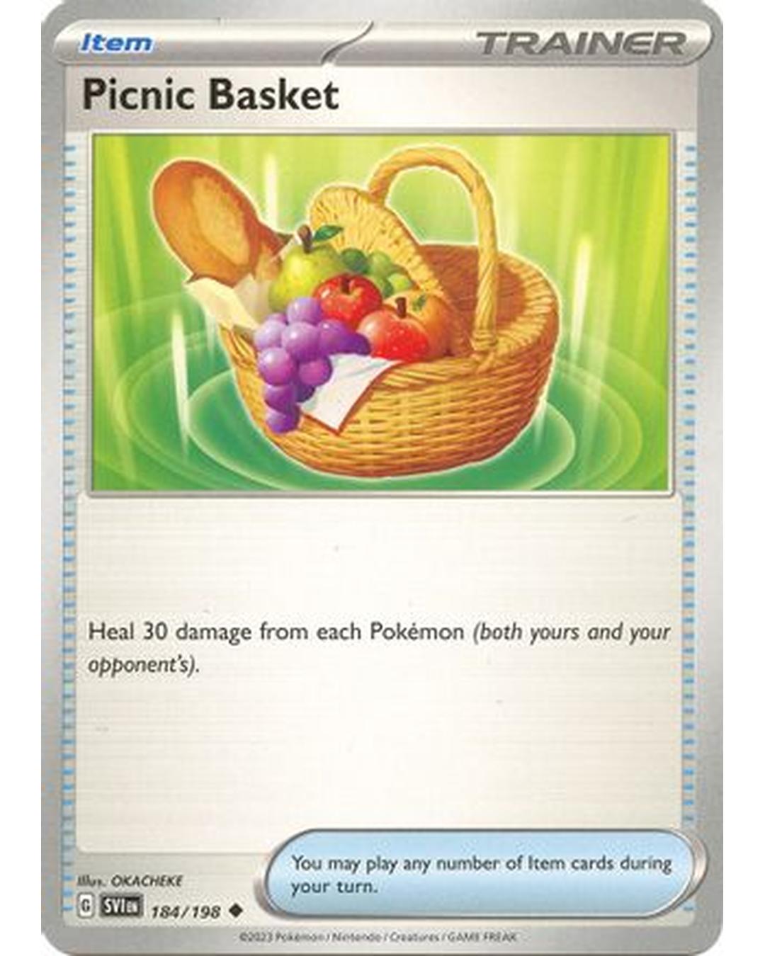 Picnic Basket 184/198  - Reverse Holofoil SV01 Scarlet & Violet Base Set - Uncommon