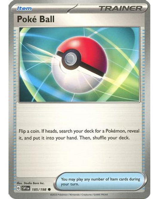 Poke Ball 185/198  SV01 Scarlet & Violet Base Set - Common