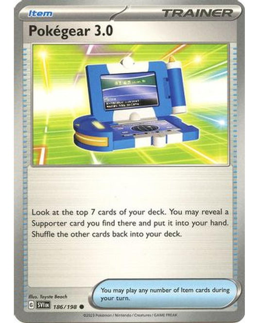 Pokegear 3.0 186/198  SV01 Scarlet & Violet Base Set - Common