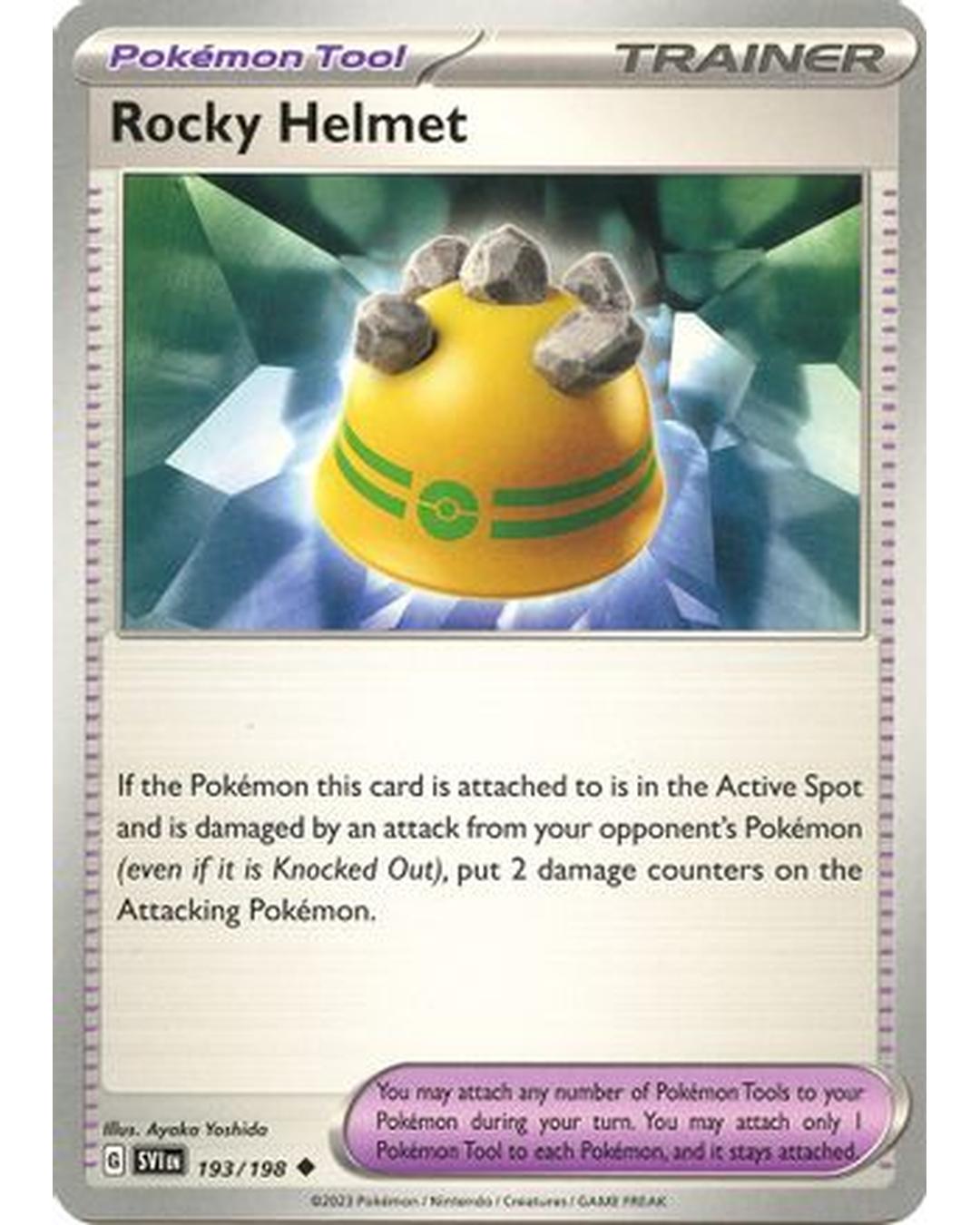 Rocky Helmet 193/198  SV01 Scarlet & Violet Base Set - Uncommon