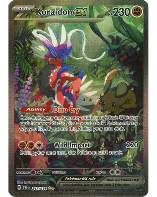 Koraidon ex 247/198  - Holofoil SV01 Scarlet & Violet Base Set - Special Illustration Rare