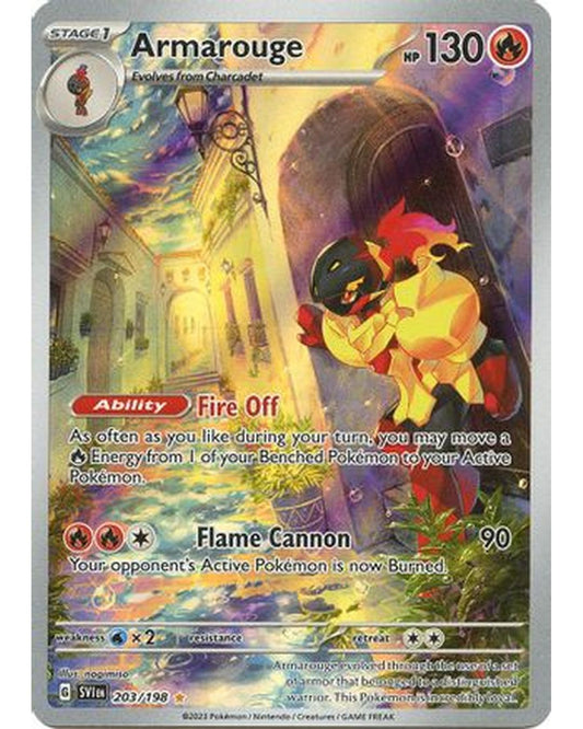Armarouge 203/198  - Holofoil SV01 Scarlet & Violet Base Set - Illustration Rare