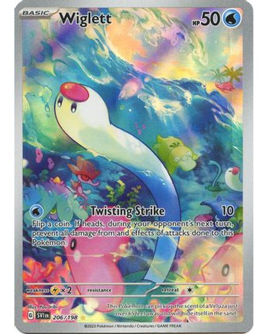 Wiglett 206/198  - Holofoil SV01 Scarlet & Violet Base Set - Illustration Rare