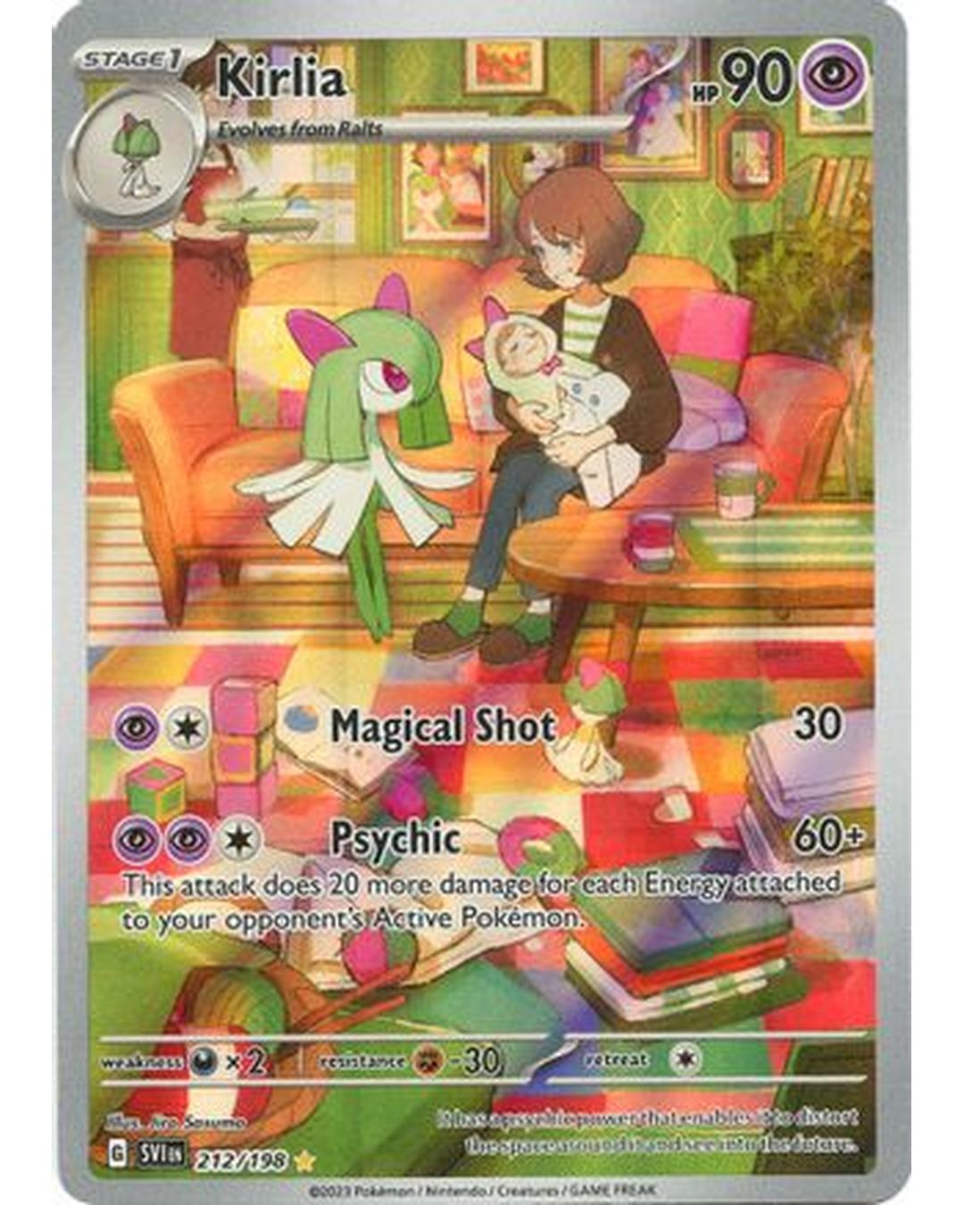Kirlia 212/198  - Holofoil SV01 Scarlet & Violet Base Set - Illustration Rare