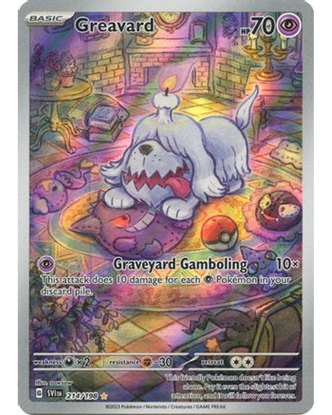 Greavard 214/198  - Holofoil SV01 Scarlet & Violet Base Set - Illustration Rare