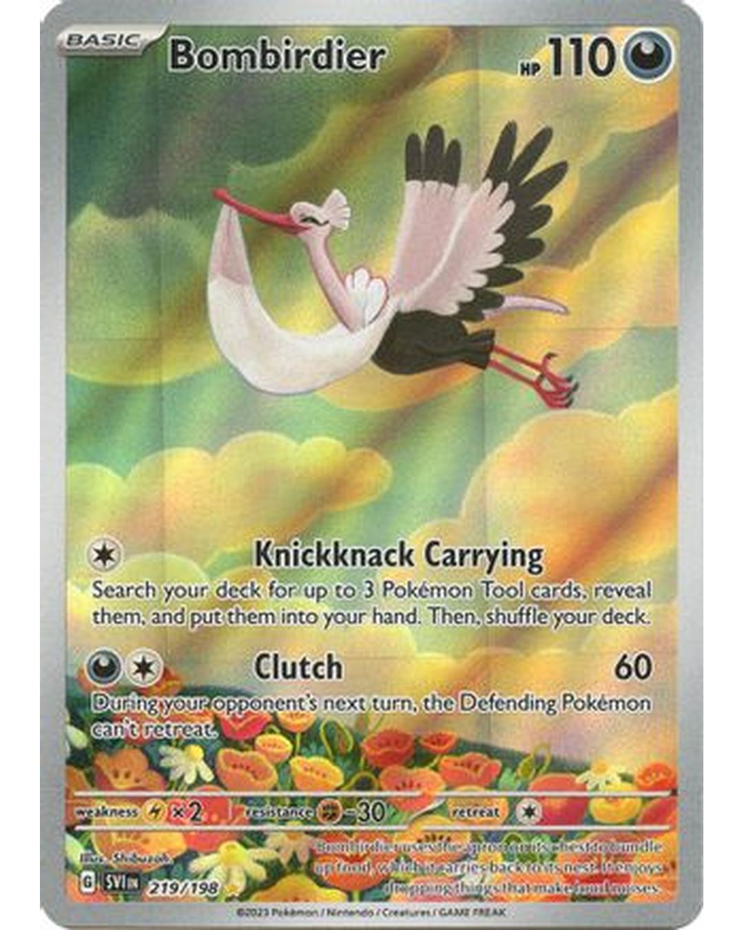 Bombirdier 219/198  - Holofoil SV01 Scarlet & Violet Base Set - Illustration Rare