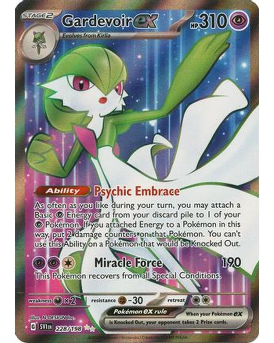 Gardevoir ex 228/198  - Holofoil SV01 Scarlet & Violet Base Set - Ultra Rare
