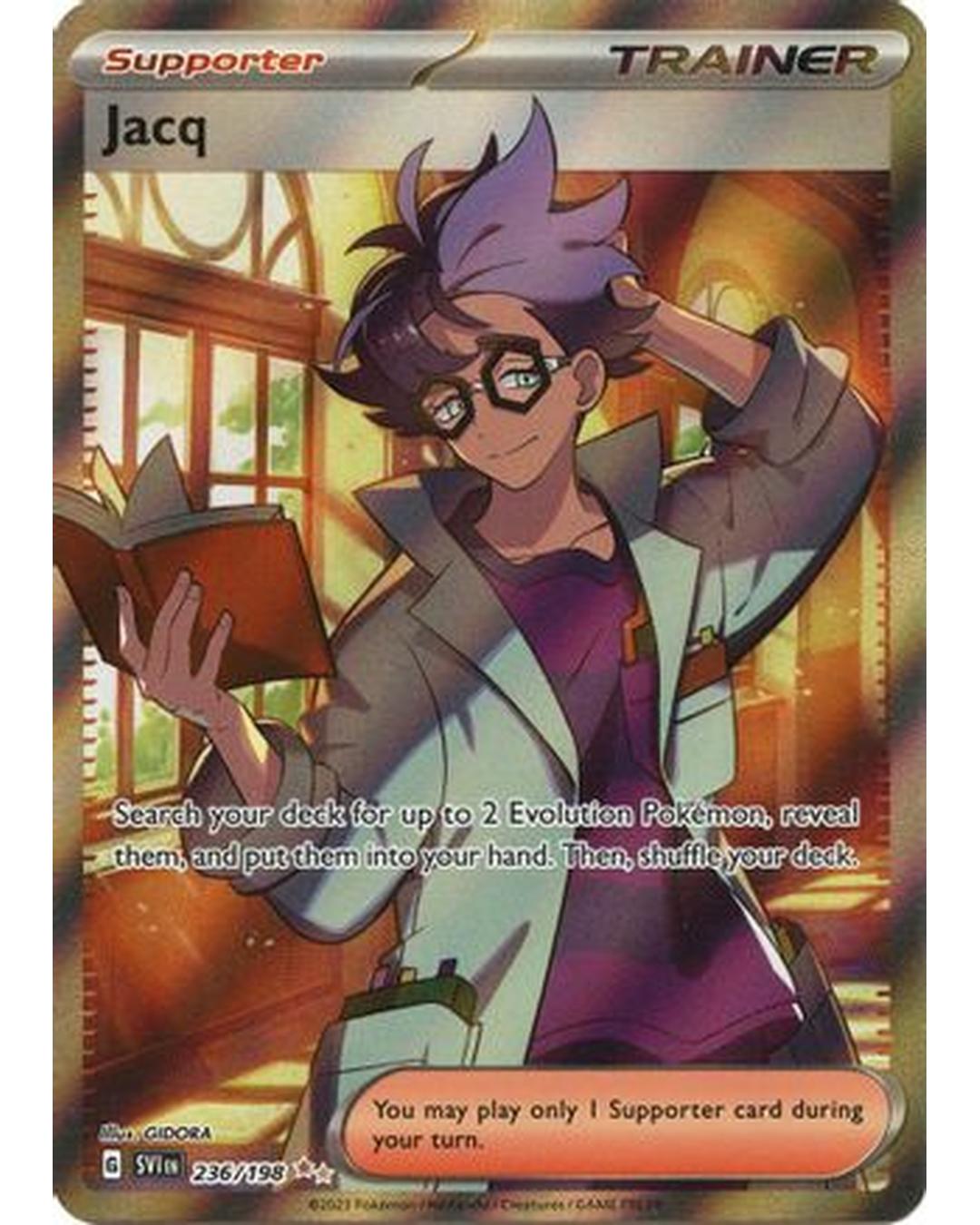 Jacq 236/198  - Holofoil SV01 Scarlet & Violet Base Set - Ultra Rare