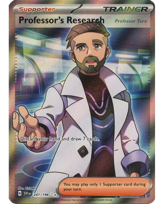Professor's Research 241/198  - Holofoil SV01 Scarlet & Violet Base Set - Ultra Rare