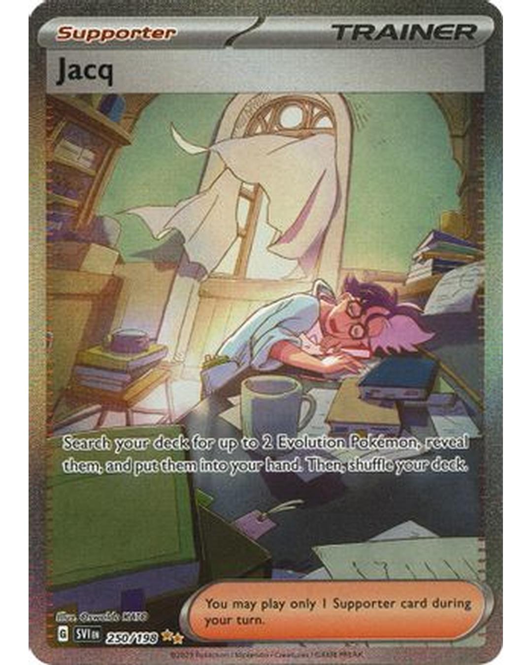 Jacq 250/198  - Holofoil SV01 Scarlet & Violet Base Set - Special Illustration Rare