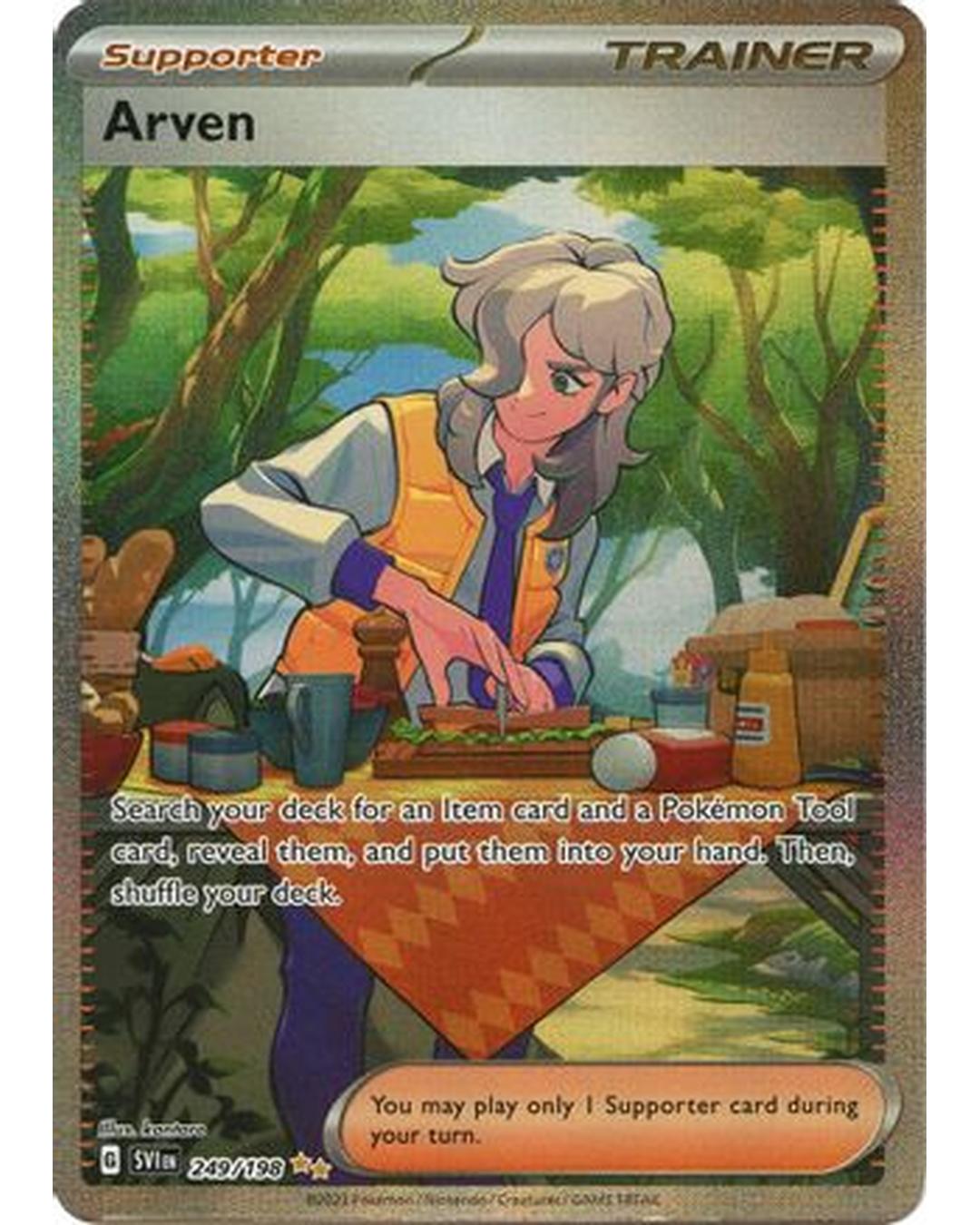 Arven 249/198  - Holofoil SV01 Scarlet & Violet Base Set - Special Illustration Rare