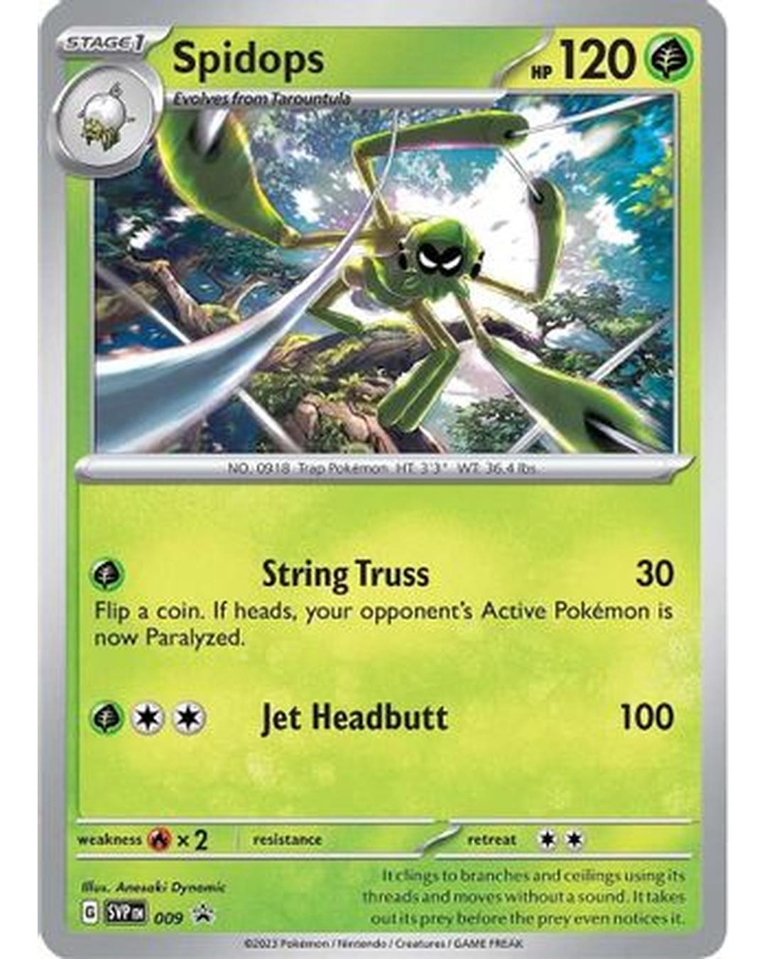 Spidops 009  - Holofoil SV Scarlet & Violet Promo Cards - Promo