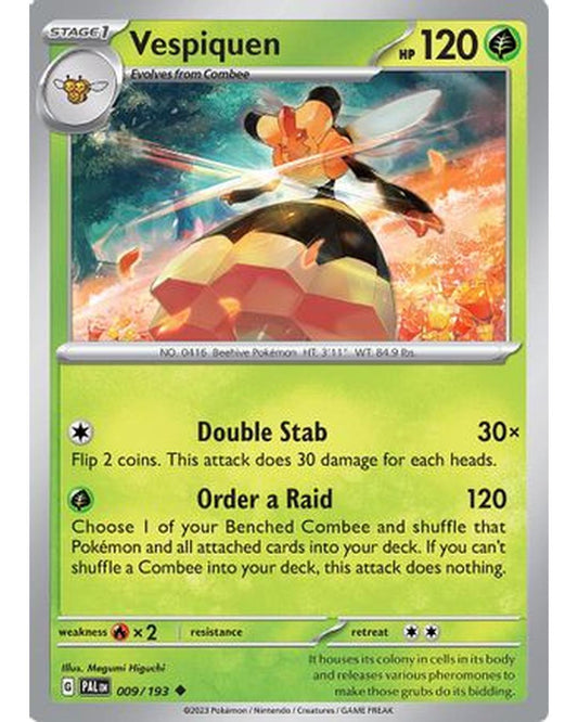 Vespiquen 009/193  SV02 Paldea Evolved - Uncommon