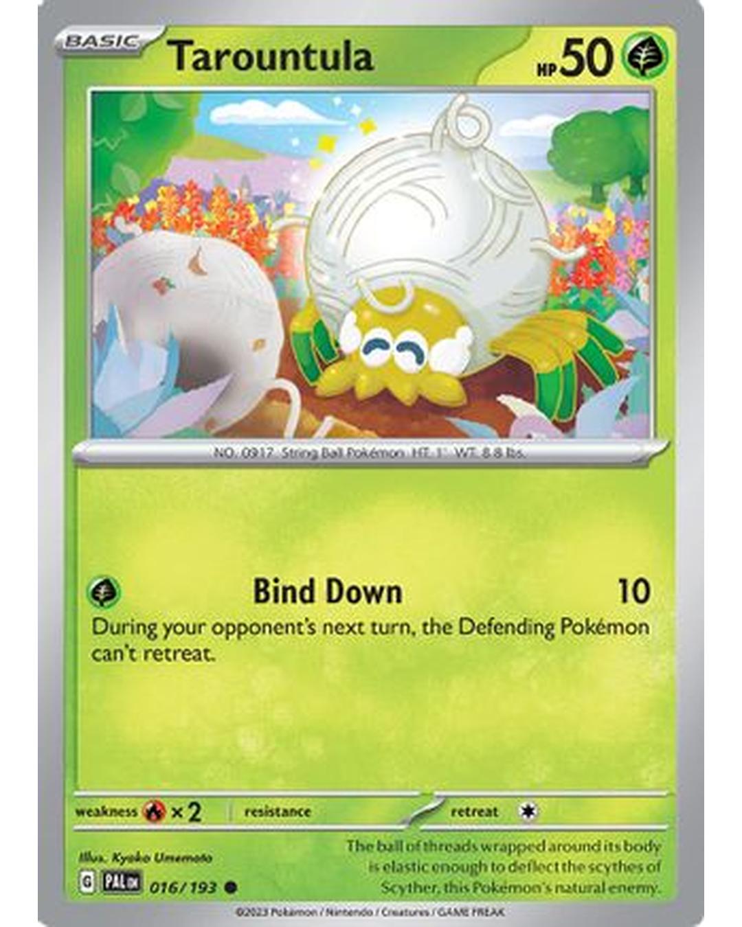 Tarountula 016/193  SV02 Paldea Evolved - Common