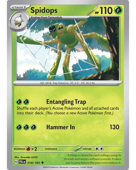 Spidops 018/193  SV02 Paldea Evolved - Uncommon
