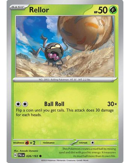 Rellor 026/193  - Reverse Holofoil SV02 Paldea Evolved - Common