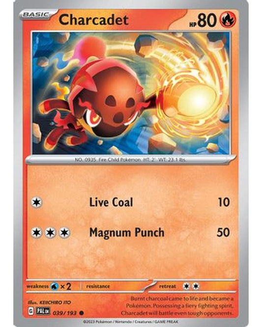Charcadet 039/193  - Reverse Holofoil SV02 Paldea Evolved - Common
