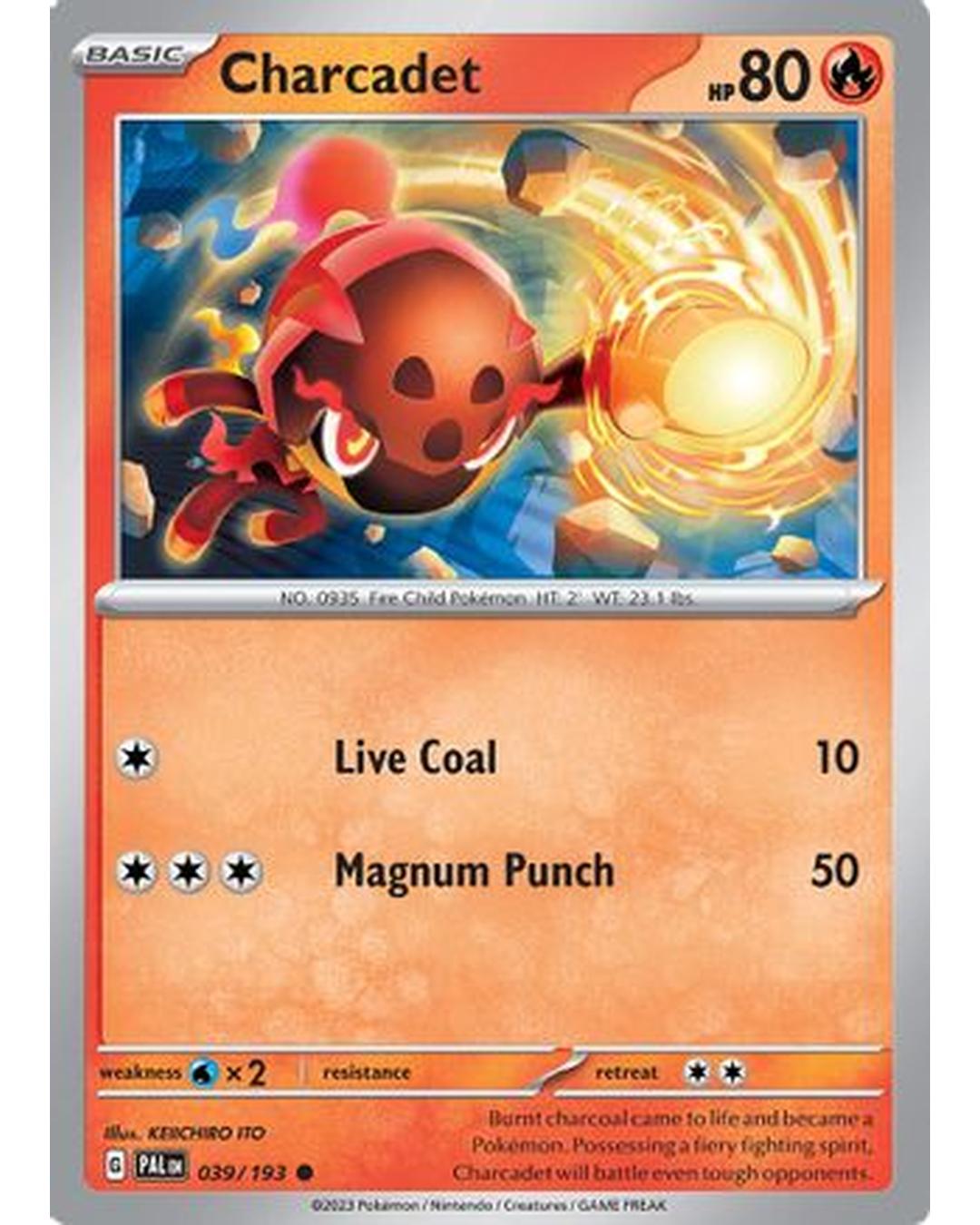 Charcadet 039/193  SV02 Paldea Evolved - Common
