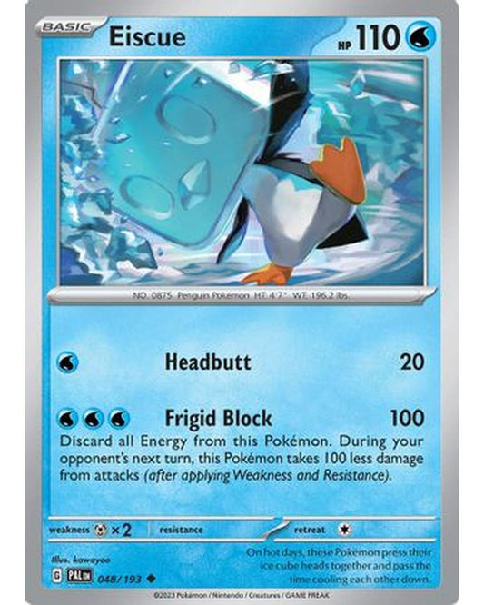 Eiscue 048/193  - Reverse Holofoil SV02 Paldea Evolved - Uncommon