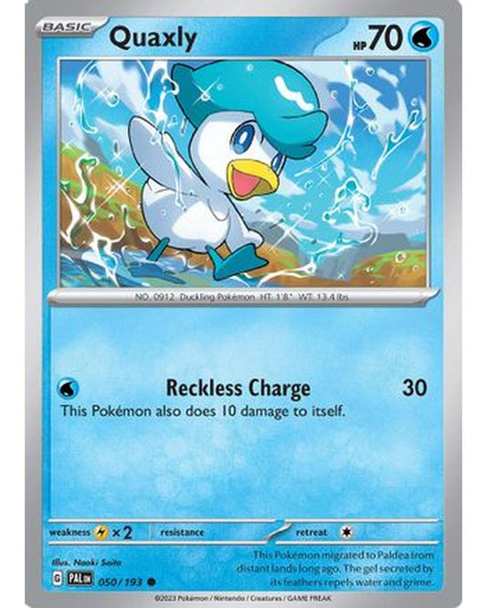 Quaxly 050/193  SV02 Paldea Evolved - Common