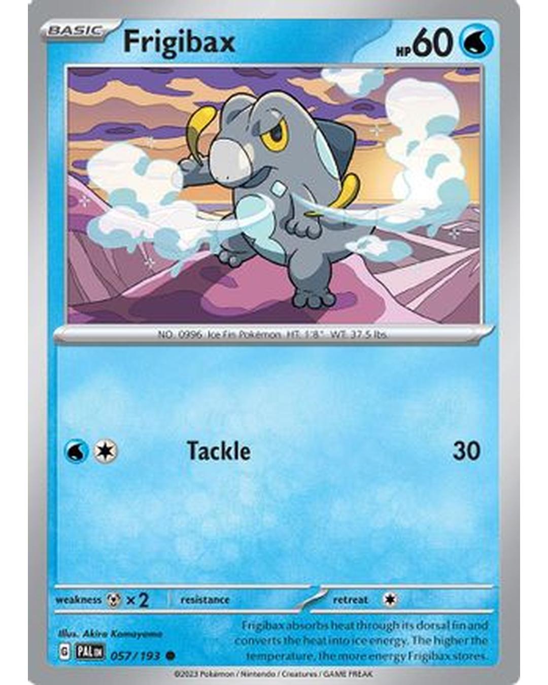 Frigibax 057/193  - Reverse Holofoil SV02 Paldea Evolved - Common