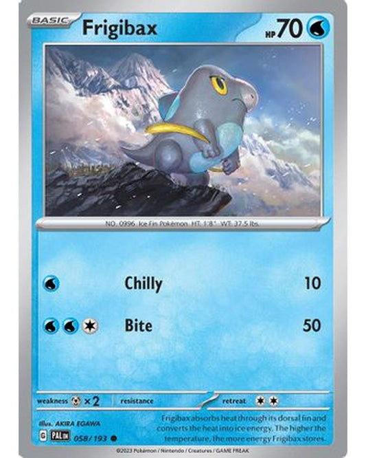 Frigibax 058/193  - Reverse Holofoil SV02 Paldea Evolved - Common