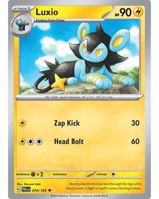 Luxio 070/193  - Reverse Holofoil SV02 Paldea Evolved - Uncommon