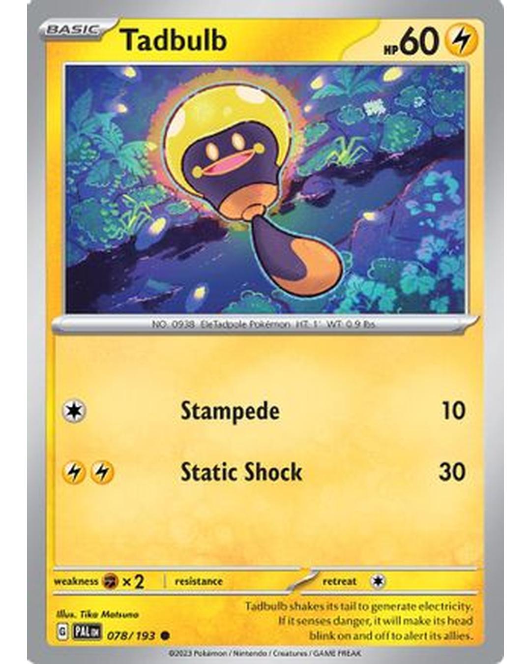 Tadbulb 078/193  SV02 Paldea Evolved - Common